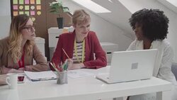 Creative Start-Up Business Team Brainstorming Together. Stock Footage