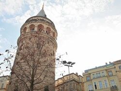 HD: Galata Tower; Istanbul, Turkey Stock Footage