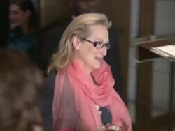 Meryl Streep at 'Bully' New York Screening on 3/20/2012 Stock Footage