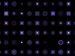 Background of geometrical forms. Seamless looping. Stock Footage