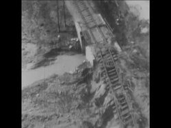 SYND 3 1 73 LANDSLIDE DESTRUCTION CAUSED BY FLOODS Instructional Video