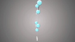 Leucine molecule Stock Footage