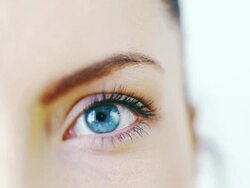 Blue Eye Stock Footage