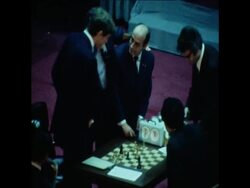 SYND 29 10 71 WORLD CHESS CHAMPIONSHIPS News Clip