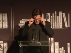 SPEECH: Josh Brolin at the Bulgari Fundraiser Benefitting Save The Children And Artists For Peace & Justice at Beverly Hills CA. (Footage by WireImage Video/GettyImages) Stock Footage