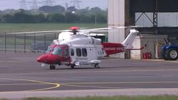Coastguard Helicopters - Group of migrants rescued from sinking inflatable boat in the English Channel News Clip