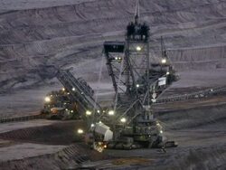 Bucket-Wheel Excavator Stock Footage