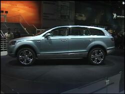 2003 Audi Pike's Peak concept SUV montage Stock Footage