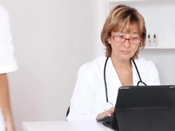 Female doctors team Stock Footage