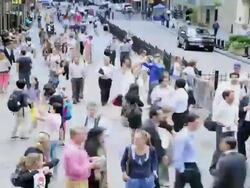TIME LAPSE: Wall Street, Manhattan, New York Stock Footage