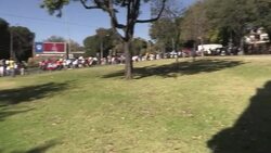 CLEAN : S Africa: demo against France and dirty coal News Clip