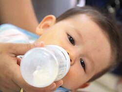 Feeding baby Stock Footage
