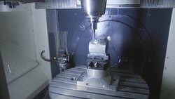 Five Axis Machine Stock Footage