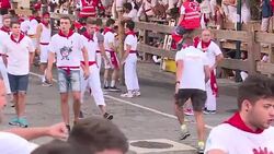 CLEAN : San Fermin festivities in full swing in Pamplona (4) News Clip
