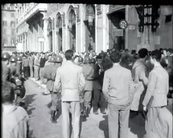 ANTI-RED RIOTS IN ROME News Clip