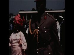 SYND 27/1/70 MOBUTO VISITS GOWAN News Clip