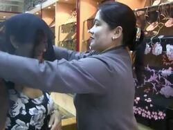 Emirati Traditional Clothing Store Stock Footage