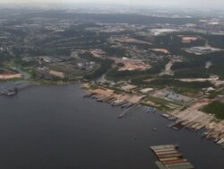 AERIAL: General Views Of Manaus in Brazil Stock Footage