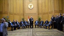 CLEAN : Top judge Mansour sworn in as Egypt News Clip