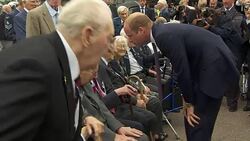 Prince William at Battle of Britain flypast News Clip