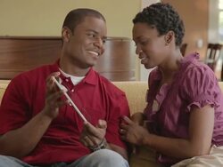  couple looking  on tablet computer and discussing each other / Portland, Oregon, United States  Stock Footage