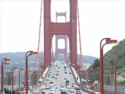 Golden Gate Bridge (NTSC) Stock Footage