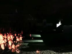 Spooky cemetery Stock Footage