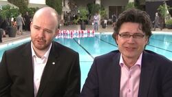 After Oscar lunch, nominees chat poolside Instructional Video