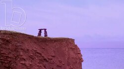 Cliff by the ocean, clip 2 Stock Footage