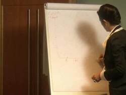 Businesswoman giving presentation, Cape Town South Africa Stock Footage