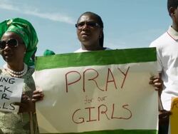 Miami's Nigerian Community Organizes Rally For Kidnapped Girls Stock Footage