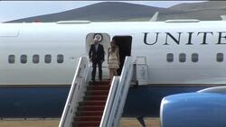 US VP arrives, protest against US nuclear waste plans News Clip