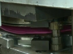 Vinyl record production Stock Footage