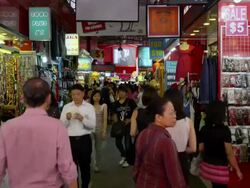 Shopping Arcade Bugis Street Stock Footage