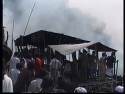 BANGLADESH: DHAKA: FIRE DESTROYS HUNDREDS OF BUILDINGS Instructional Video