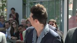 Backstreet Boys get emotional accepting star on Hollywood Walk of Fame News Clip