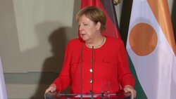 Merkel praises Niger's cooperation in battle against illegal immigration News Clip