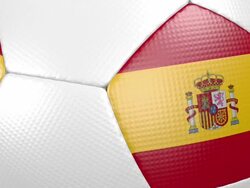 soccer ball Spain Stock Footage