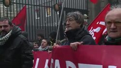 CLEAN : Thousands rally across France over extending state of emergency News Clip