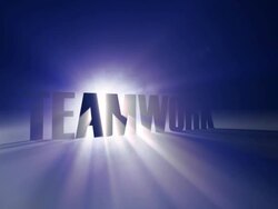 Teamwork animation Stock Footage