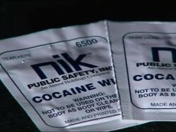 Cocaine swabs and wipes News Clip