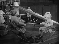 Capital County, 1950, part 8 - Children's home, welfare centre, and inspection of market stall scales Stock Footage