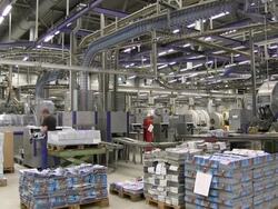 WS Shot of gravure printing office / Itzehoe, Schleswig-Holstein, Germany  Stock Footage