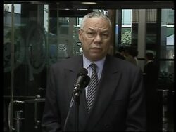 US Sec of State Powell meets Japanese foreign minister News Clip