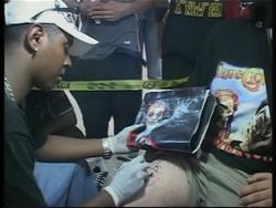 Skin art and body piercing at exhibition News Clip