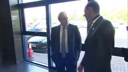 Boris Johnson EU Referendum Campaigning at Ginetta Cars in Leeds, North Yorkshire News Clip