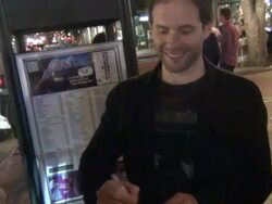 Glenn Howerton talks about why It's Always Sunny in Philadelphia on streets of San Diego Comic Con at Celebrity Sightings - Comic-Con International 2013 Celebrity Sightings - Comic-Con International 2013 on July 20, 2013 in San Diego, California (Footage b Stock Footage