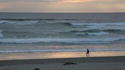 Canon Beach, the Oregon Coast, Oregon, USA Stock Footage