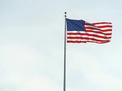 American flag Stock Footage