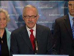 Former Republican Rep. Bob Barr is expected to announce that he's running for president as a Libertarian.   His candidacy would be a wild card in the White House race that many believe would hurt Republican Sen. John McCain. News Clip